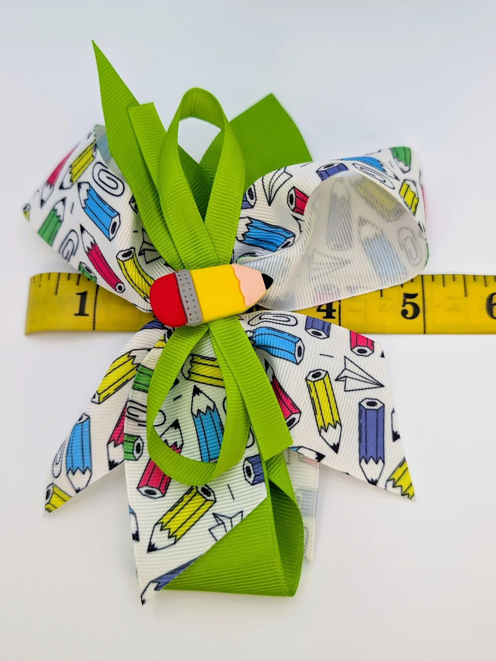 Multi-Color School Themed Alligator Clip Hairbows- Bundle Or Single Price